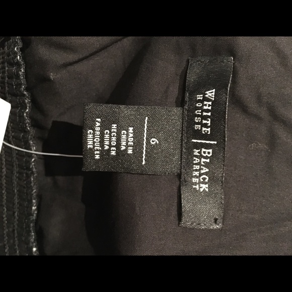 🔻$75 NWT WHBM Sz 6 GeoPrnt Satn FtnFlr Dress - Picture 6 of 8